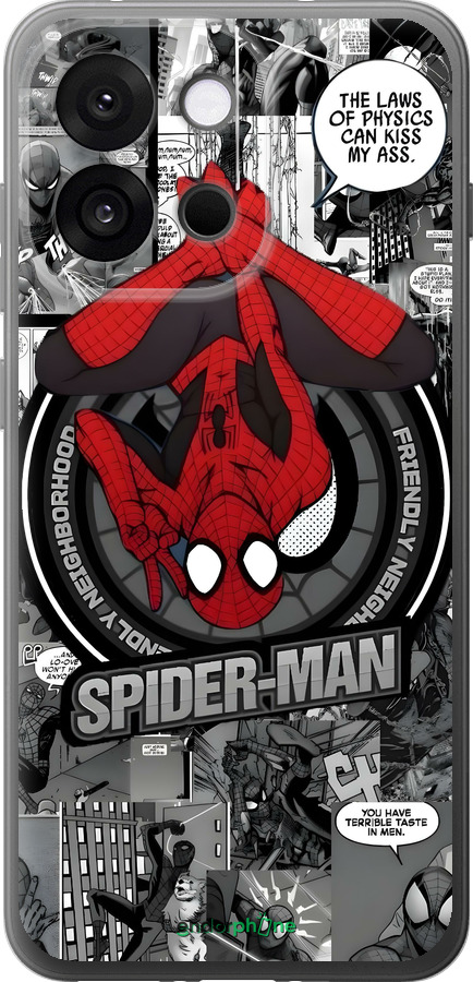 Силіконовий чехол Человек паук для OnePlus 13T 5G / 13S 5G - 6279u-4026 изображение 