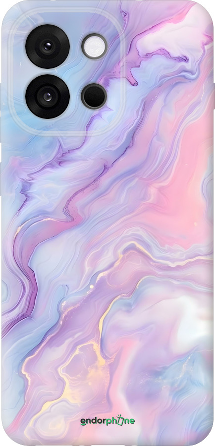 Силиконовый чехол Нежный мрамор для OnePlus 13T 5G / 13S 5G - 6310u-4026 изображение 