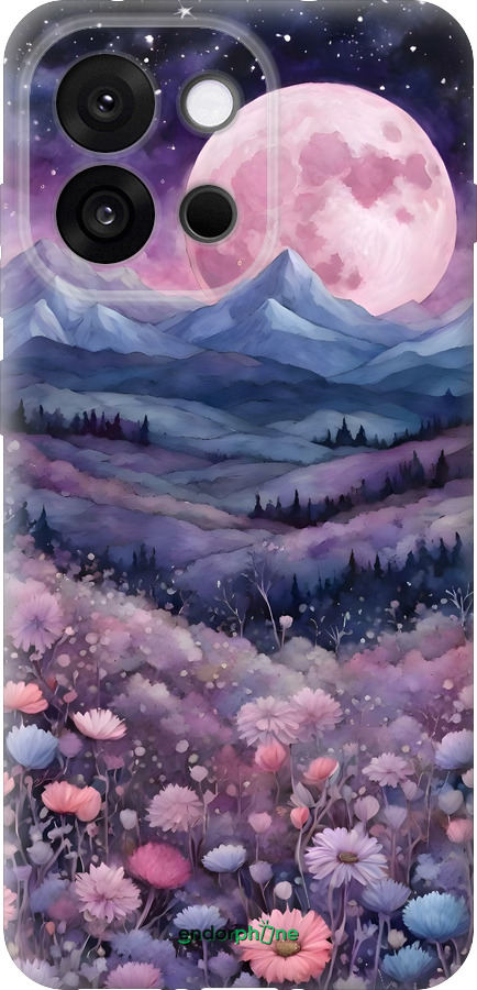 Силіконовий чехол Ніч місяць арт для OnePlus 13T 5G / 13S 5G - 6319u-4026 изображение 