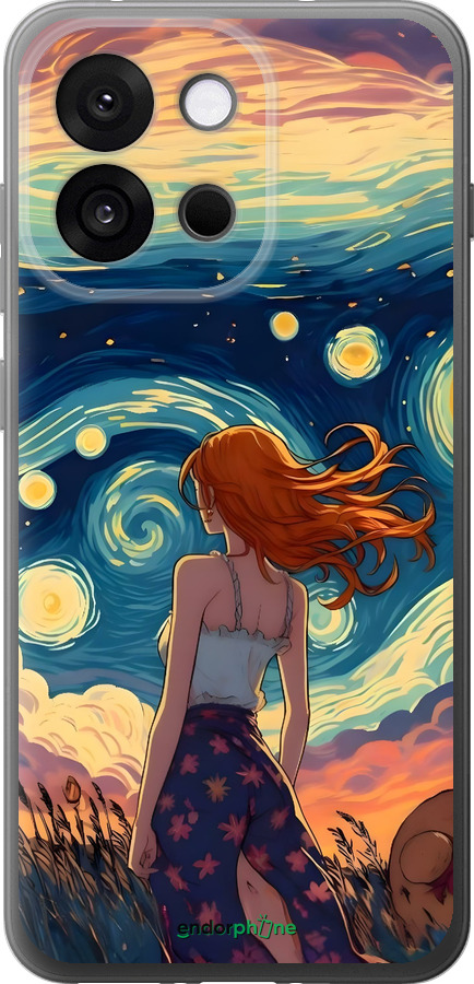 Силиконовый чехол Девушка Арт для OnePlus 13T 5G / 13S 5G - 6325u-4026 изображение 