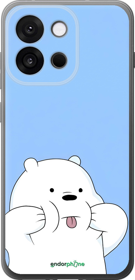 Силиконовый чехол Милый мишка для OnePlus 13T 5G / 13S 5G - 6357u-4026 изображение 