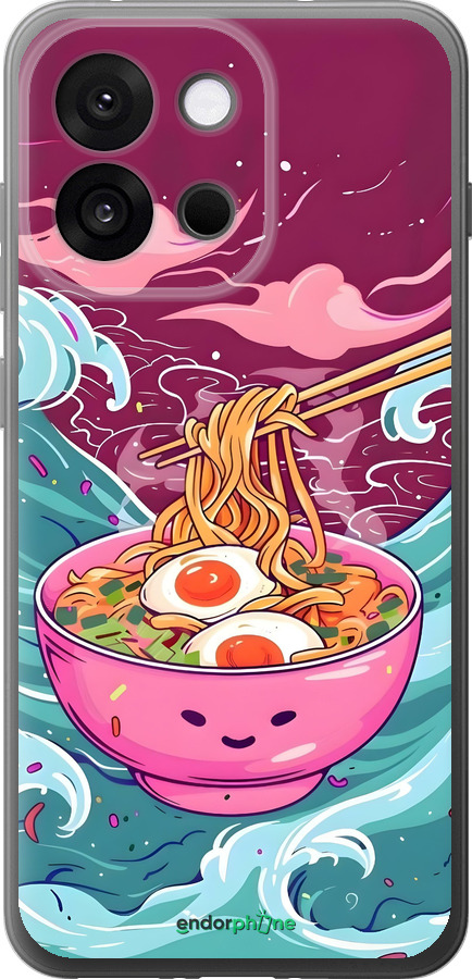 Силиконовый чехол Рамен для OnePlus 13T 5G / 13S 5G - 6360u-4026 изображение 