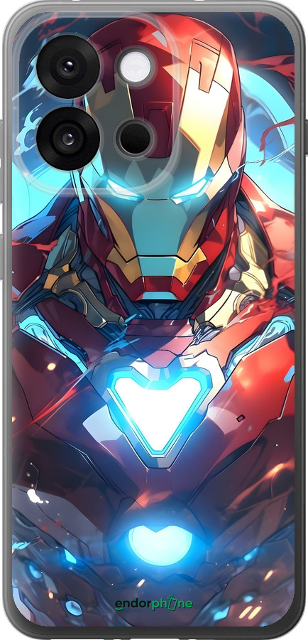 Силіконовий чехол Железный человек для OnePlus 13T 5G / 13S 5G - 6372u-4026 изображение 