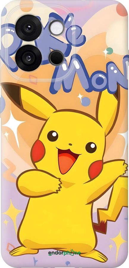 Силиконовый чехол Пикачу для OnePlus 13T 5G / 13S 5G - 6383u-4026 изображение 