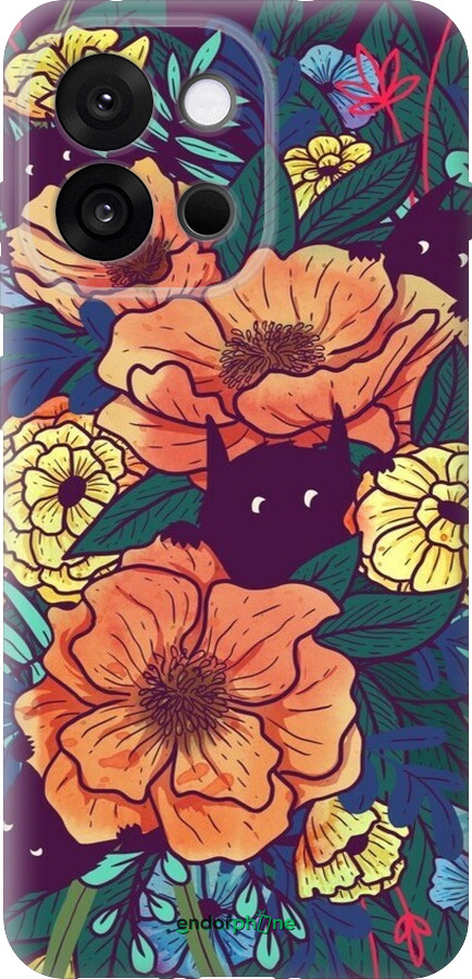 Силіконовий чехол Із зображенням польових квітів для OnePlus 13T 5G / 13S 5G - 6419u-4026 изображение 