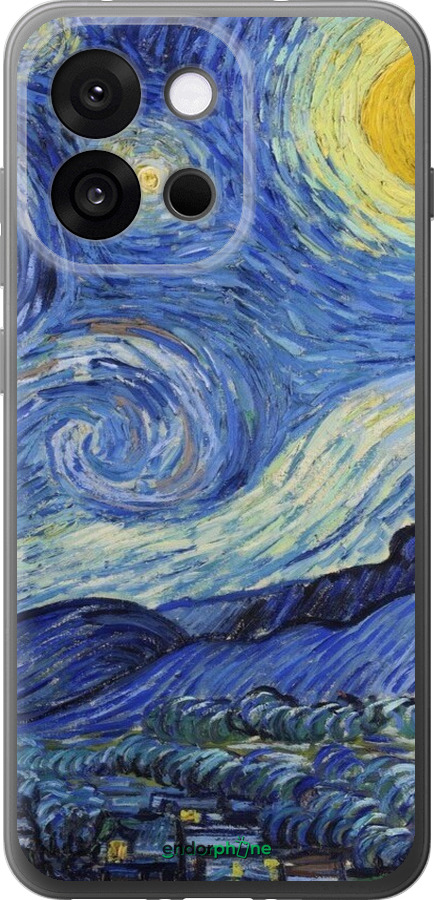 Силиконовый чехол «Звездная ночь» Винсента Ван Гога для OnePlus 13T 5G / 13S 5G - 6433u-4026 изображение 