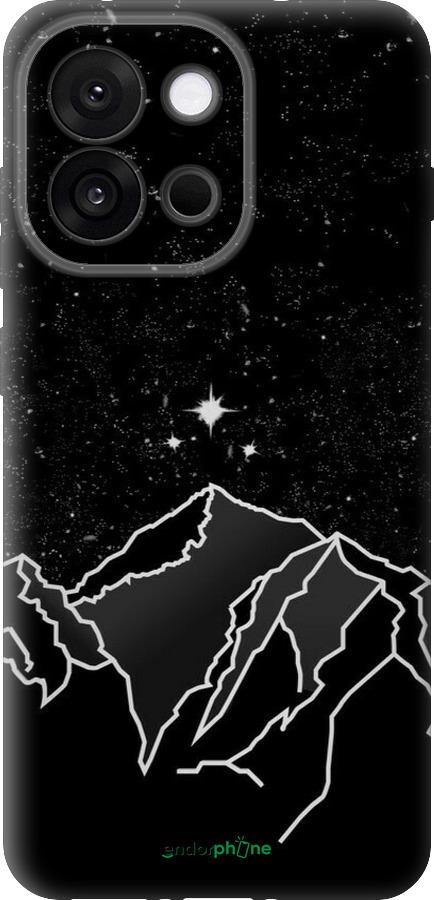 Силіконовий чехол Мінімалістичний гірський краєвид для OnePlus 13T 5G / 13S 5G - 6438u-4026 изображение 