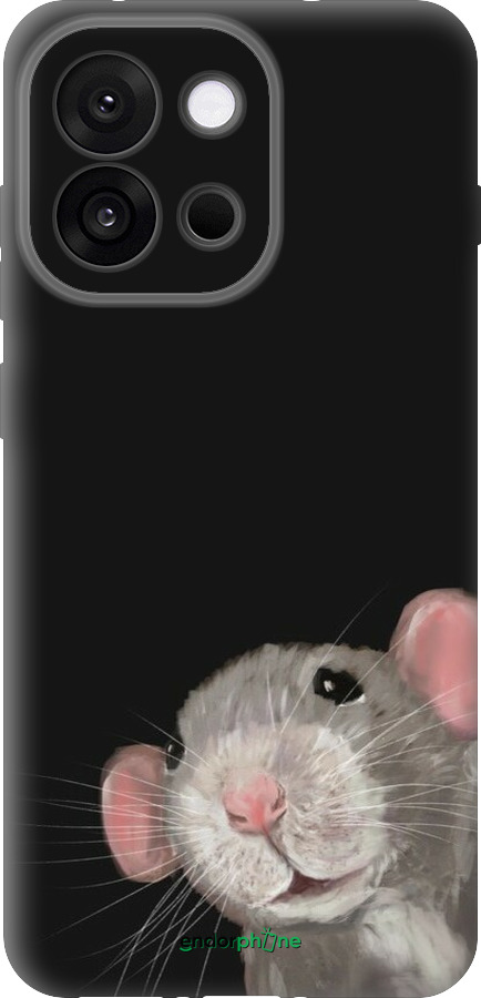 Силиконовый чехол The Peeking Rat для OnePlus 13T 5G / 13S 5G - 6442u-4026 изображение 