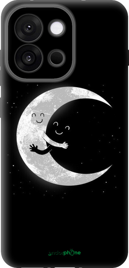 Силиконовый чехол Лунные объятия для OnePlus 13T 5G / 13S 5G - 6508u-4026 изображение 