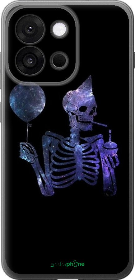 Силіконовий чехол Скелетне мистецтво для OnePlus 13T 5G / 13S 5G - 6536u-4026 изображение 
