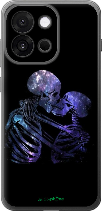 Силіконовий чехол Із зображенням скелета для OnePlus 13T 5G / 13S 5G - 6537u-4026 изображение 