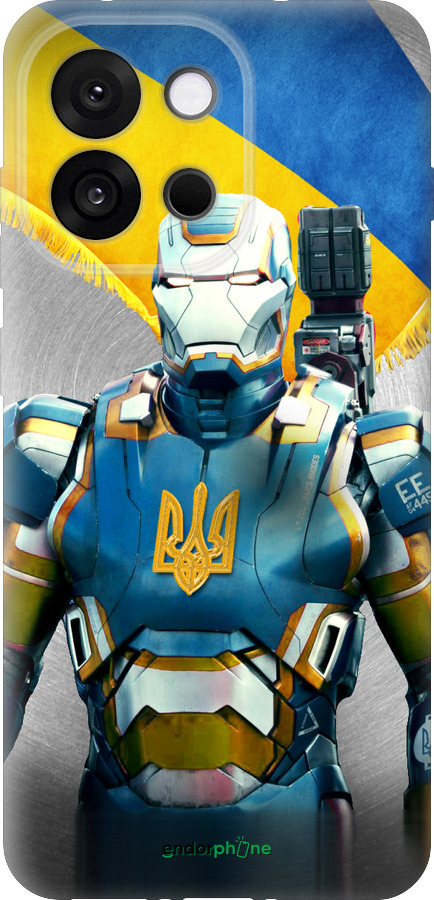 Силиконовый чехол Украинский киборг для OnePlus 13T 5G / 13S 5G - 980u-4026 изображение 