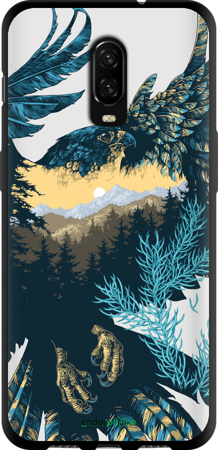 TPU чехол Арт-орел на фоне природы для OnePlus 6T - 3983b-1587 изображение 