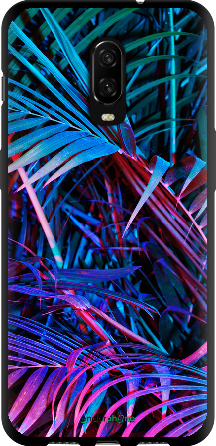 TPU чехол Папоротник под ультрафиолетом для OnePlus 6T - 4069b-1587 изображение 