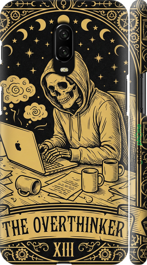 3D пластиковый матовый чехол The Overthinker для OnePlus 6T - 6774m-1587 изображение 
