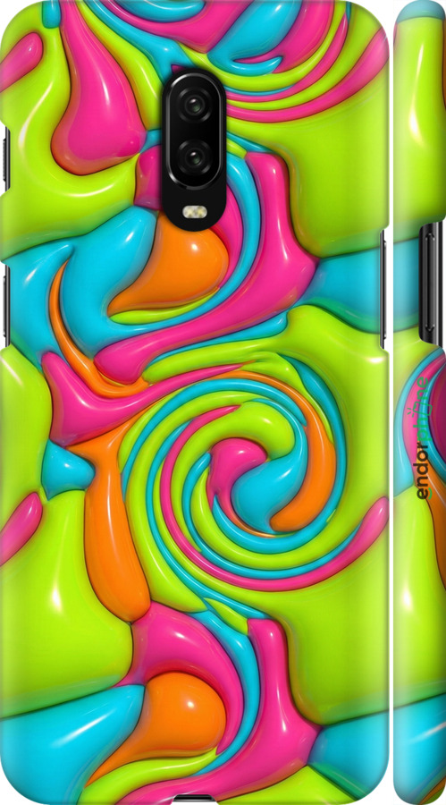 3D пластиковый матовый чехол Y2K Jelly Dream для OnePlus 6T - 6780m-1587 изображение 