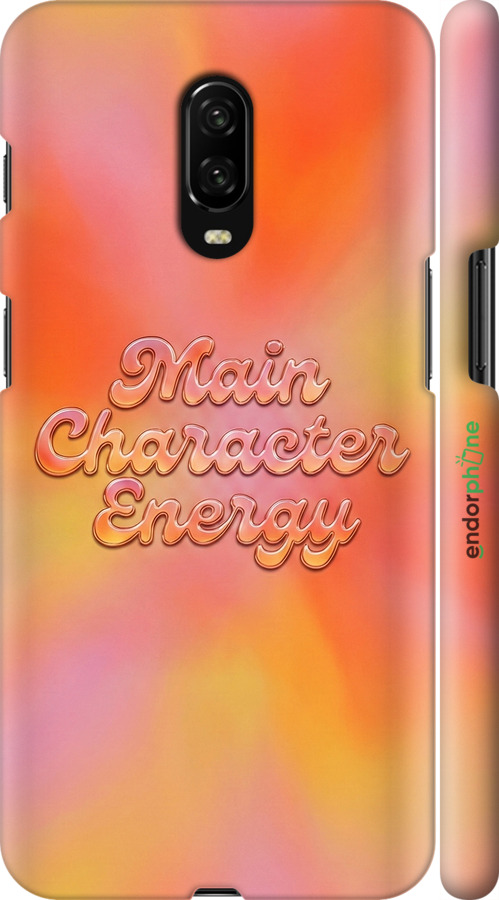 3D пластиковий матовий чехол Aura Gradient Main Character Energy Aesthetic Y2K для OnePlus 6T - 6783m-1587 изображение 