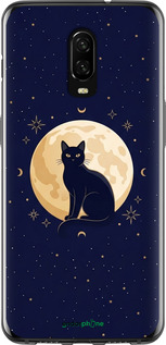 Силиконовый чехол 'Cute Cat Celestial/Witchy' для OnePlus 6T изображение 3