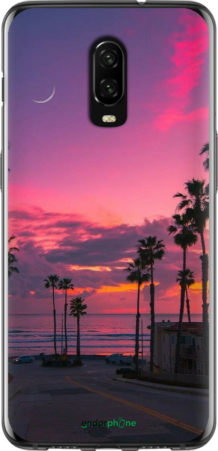 2D пластиковый чехол Пальмы для OnePlus 6T - 5873t-1587 изображение 