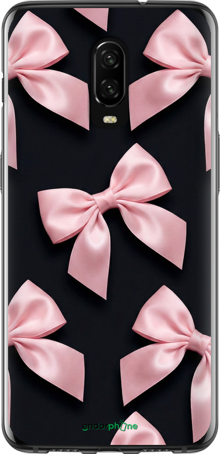 2D пластиковый чехол Coquette Ribbons Dark Coquette для OnePlus 6T - 6767t-1587 изображение 