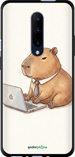 TPU чехол Funny Capybara CEO Working для OnePlus 7 Pro - 6777b-1696 изображение 