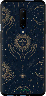 TPU чехол Celestial Harmony: Sun & Moon Gold Mystic Pattern для OnePlus 7 Pro - 6778b-1696 изображение 