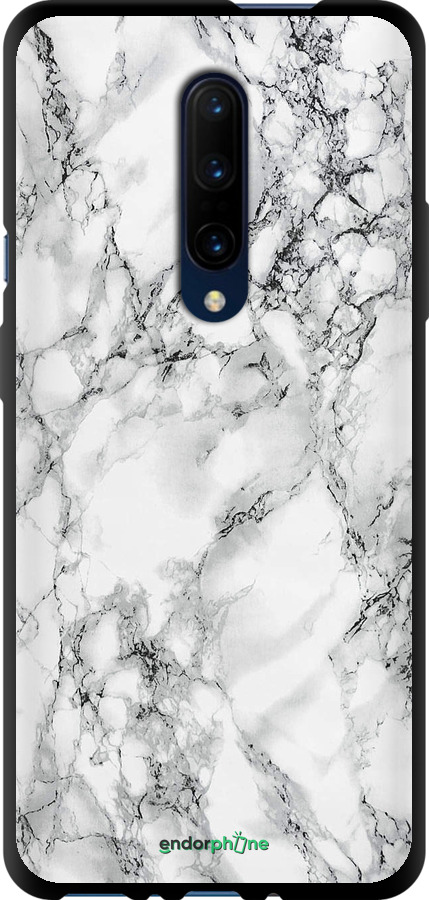 TPU чехол Мармур білий для OnePlus 7 Pro - 4480b-1696 изображение 