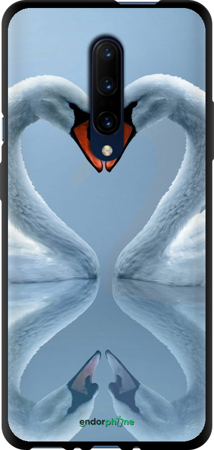 TPU чехол Лебеді для OnePlus 7 Pro - 6007b-1696 изображение 