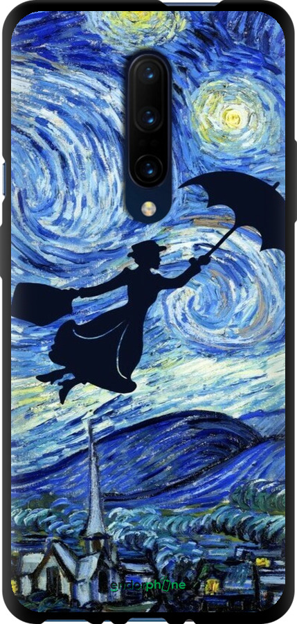 TPU чехол С изображением Мэри Поппинс «Звездная ночь» для OnePlus 7 Pro - 6487b-1696 изображение 