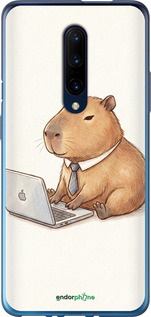 Силиконовый чехол Funny Capybara CEO Working для OnePlus 7 Pro - 6777u-1696 изображение 