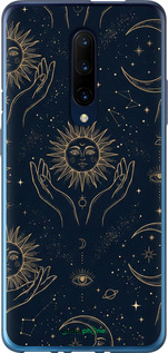 Силіконовий чохол 'Celestial Harmony: Sun & Moon Gold Mystic Pattern' для OnePlus 7 Pro зображення 1