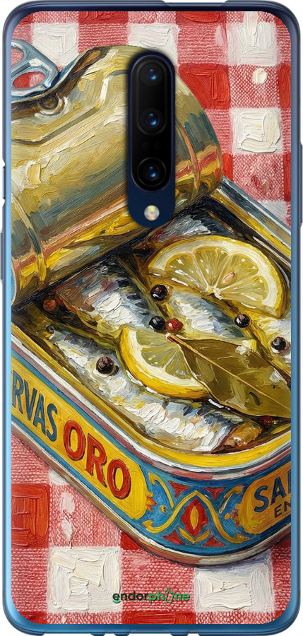 Силиконовый чехол Vintage Sardine Tin Phone для OnePlus 7 Pro - 6772u-1696 изображение 