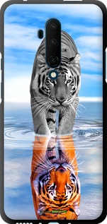 TPU чехол Тигр для OnePlus 7T Pro - 6016b-1810 изображение 