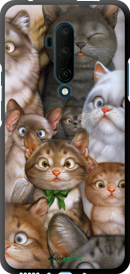 

TPU чорний чохол "Коти" для OnePlus 7T Pro