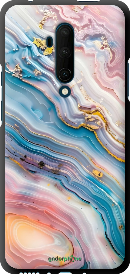 TPU чехол Мрамор красивый для OnePlus 7T Pro - 6376b-1810 изображение 