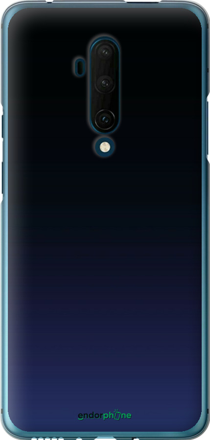 Силіконовий чехол Градієнт у темно-синьому стилі для OnePlus 7T Pro - 6542u-1810 изображение 