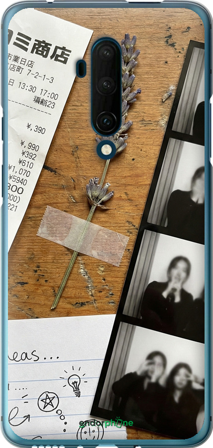 Силиконовый чехол Aesthetic Scrapbook Collage для OnePlus 7T Pro - 6773u-1810 изображение 