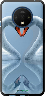 TPU чехол Лебеді для OnePlus 7T - 6007b-1809 изображение 