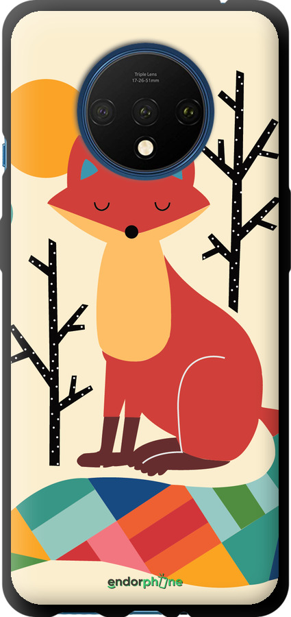 TPU чехол Rainbow fox для OnePlus 7T - 4010b-1809 изображение 