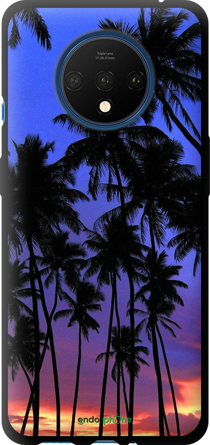 TPU чехол Пальми для OnePlus 7T - 4324b-1809 изображение 
