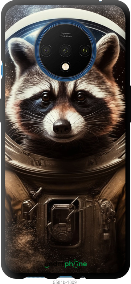 TPU чехол Raccoon austronaut для OnePlus 7T - 5581b-1809 изображение 