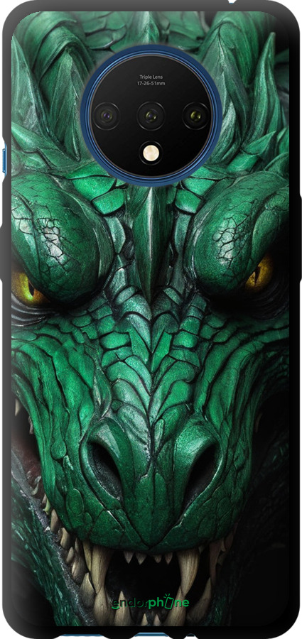 TPU чехол Зелёный дракон v2 для OnePlus 7T - 5817b-1809 изображение 