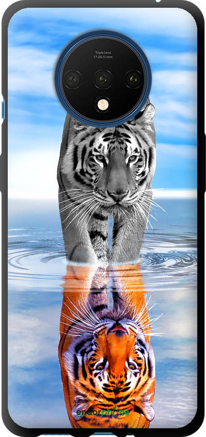 TPU чехол Тигр для OnePlus 7T - 6016b-1809 изображение 