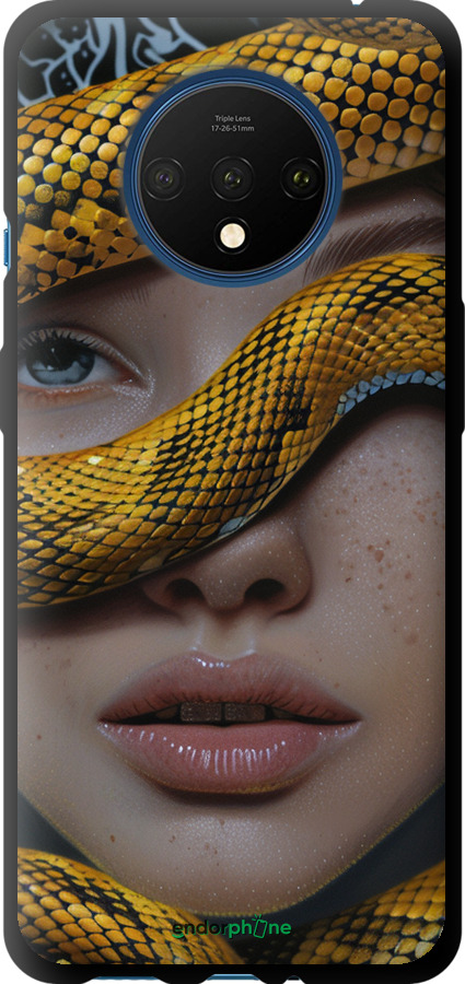 TPU чехол Обійми змії для OnePlus 7T - 6081b-1809 изображение 