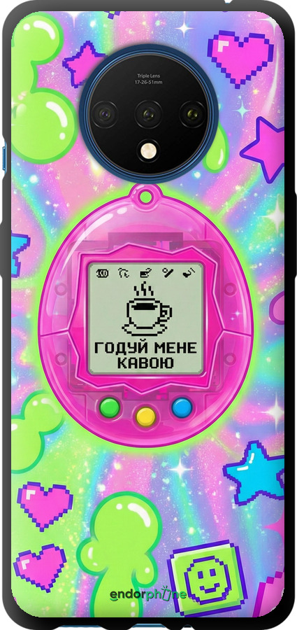 TPU чехол Y2K Aesthetic Retro Pet: Годуй мене кавою для OnePlus 7T - 6784b-1809 изображение 