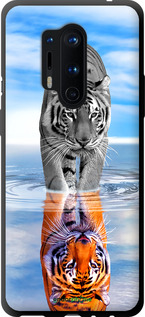 TPU чехол Тигр для OnePlus 8 Pro - 6016b-1896 изображение 