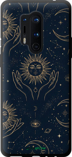 TPU чехол Celestial Harmony: Sun & Moon Gold Mystic Pattern для OnePlus 8 Pro - 6778b-1896 изображение 