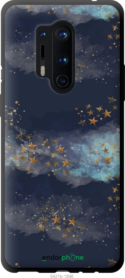 TPU чехол Ніч золоті зірки для OnePlus 8 Pro - 5421b-1896 изображение 