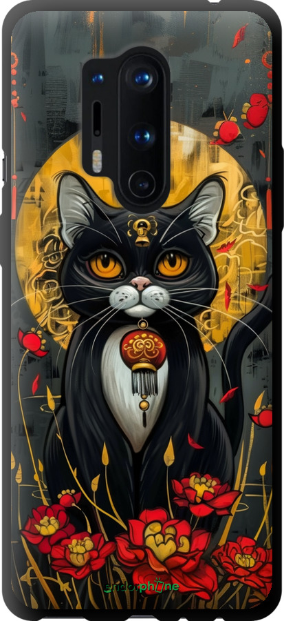 TPU чехол China Cat для OnePlus 8 Pro - 6134b-1896 изображение 