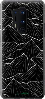 2D пластиковий чехол Із зображенням Темних гір для OnePlus 8 Pro - 6489t-1896 изображение 